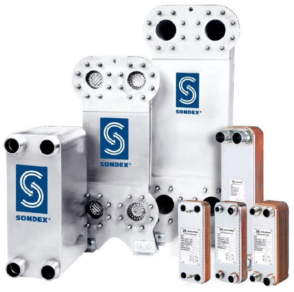 Intercanvis de plaques termosoldats Brazed Sondex